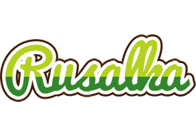 Rusalka golfing logo