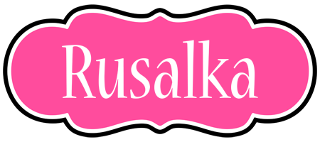 Rusalka invitation logo