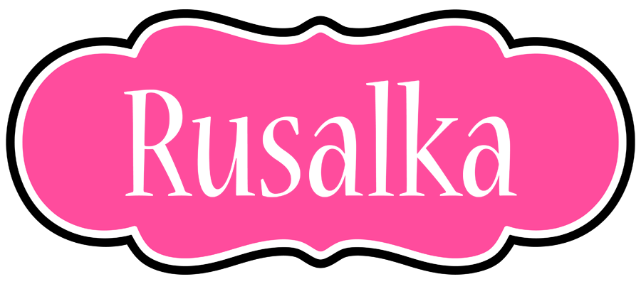 Rusalka invitation logo