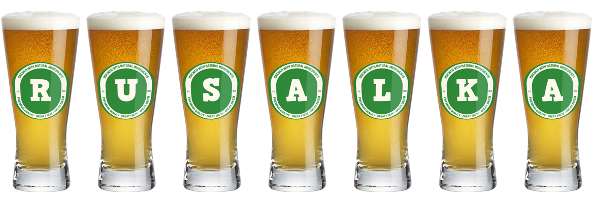 Rusalka lager logo