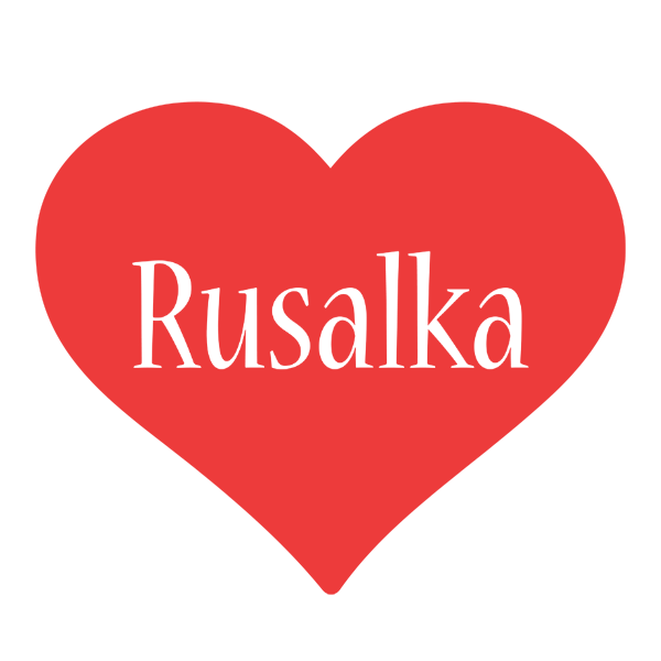 Rusalka love logo