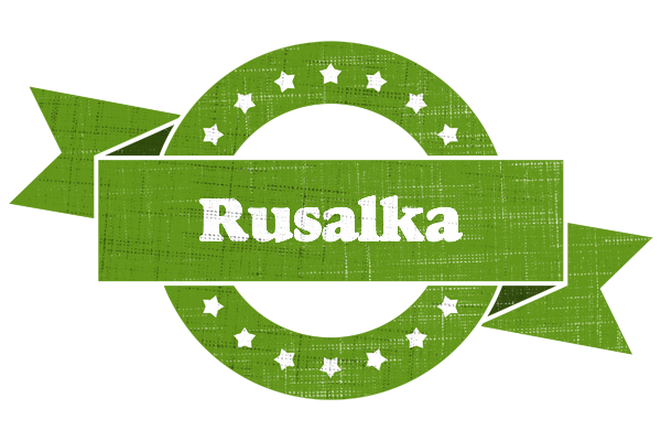 Rusalka natural logo