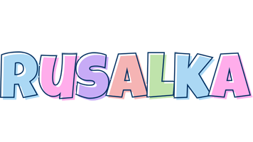 Rusalka pastel logo