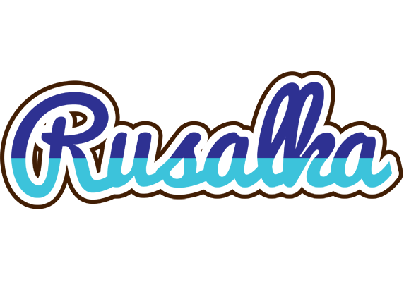 Rusalka raining logo