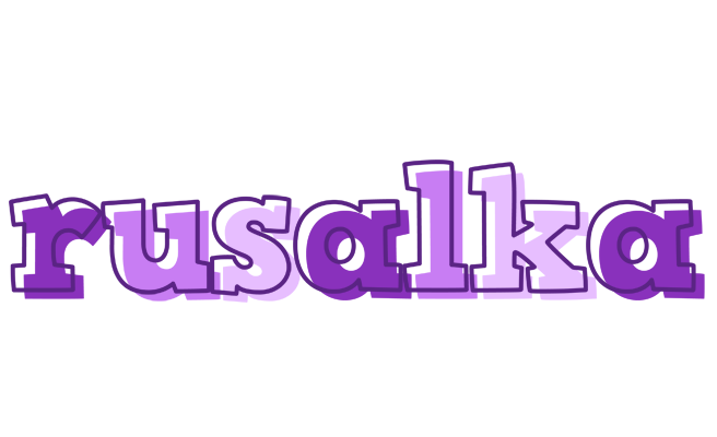 Rusalka sensual logo