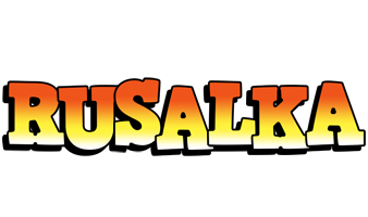 Rusalka sunset logo