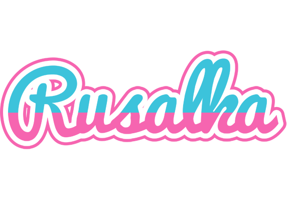 Rusalka woman logo