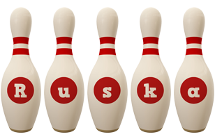 Ruska bowling-pin logo