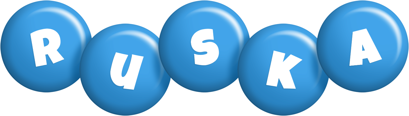 Ruska candy-blue logo