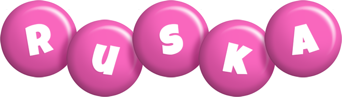 Ruska candy-pink logo