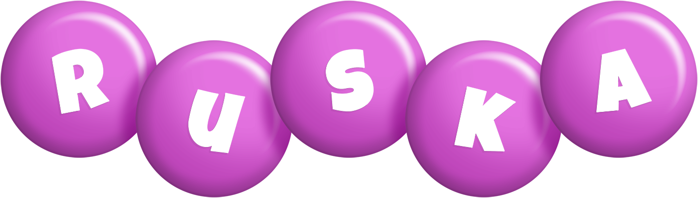Ruska candy-purple logo