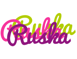 Ruska flowers logo