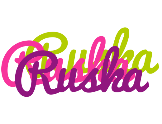 Ruska flowers logo