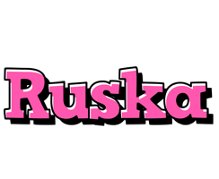 Ruska girlish logo