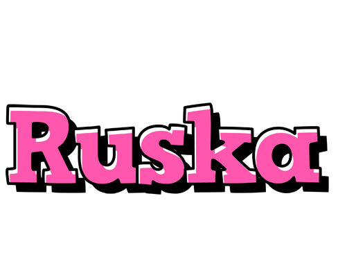Ruska girlish logo