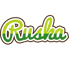 Ruska golfing logo