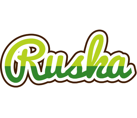 Ruska golfing logo
