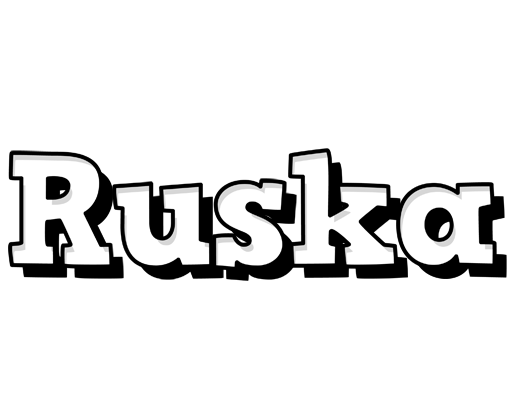 Ruska snowing logo