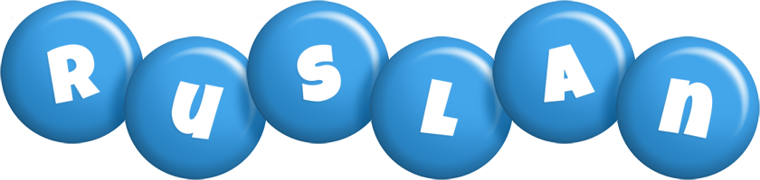 Ruslan candy-blue logo