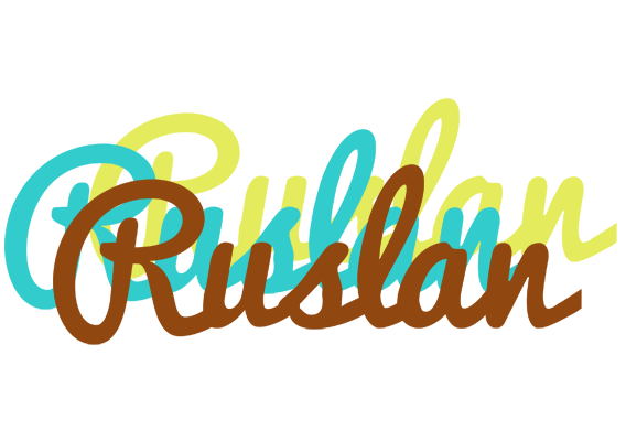 Ruslan cupcake logo