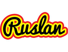 Ruslan flaming logo