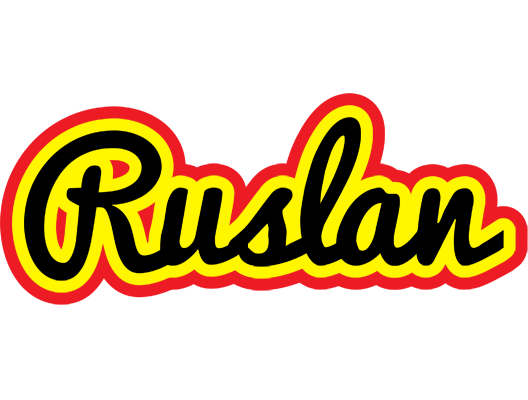 Ruslan flaming logo