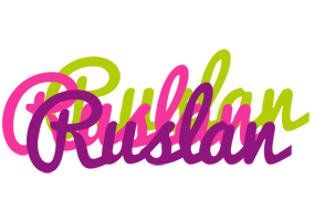 Ruslan flowers logo