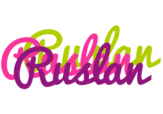 Ruslan flowers logo