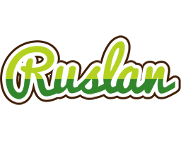 Ruslan golfing logo