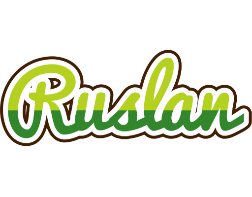 Ruslan golfing logo