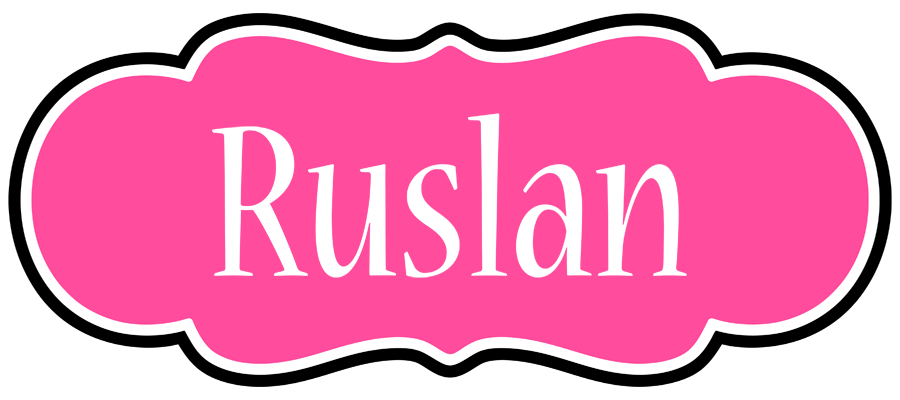 Ruslan invitation logo