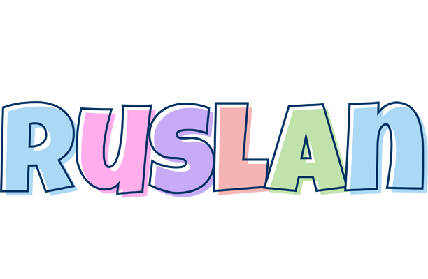 Ruslan pastel logo