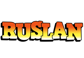 Ruslan sunset logo