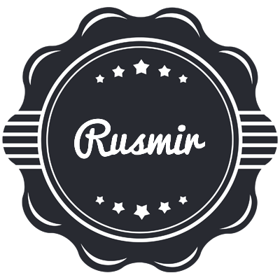 Rusmir badge logo