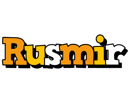 Rusmir cartoon logo