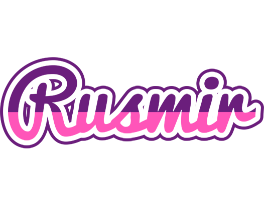 Rusmir cheerful logo