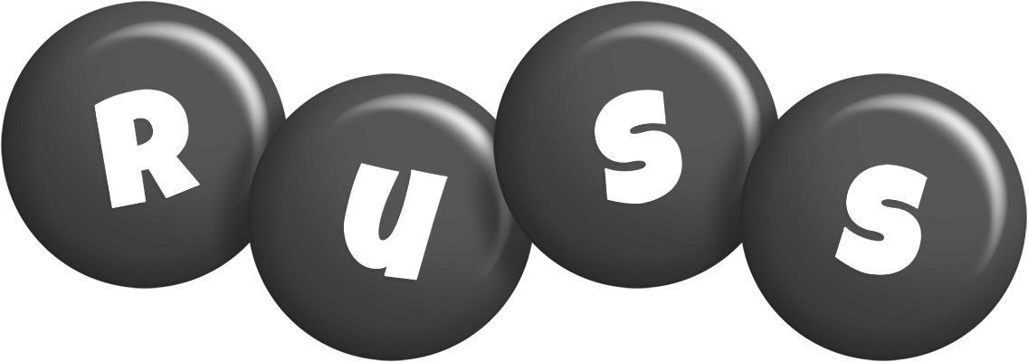 Russ candy-black logo