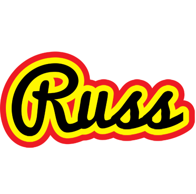 Russ flaming logo