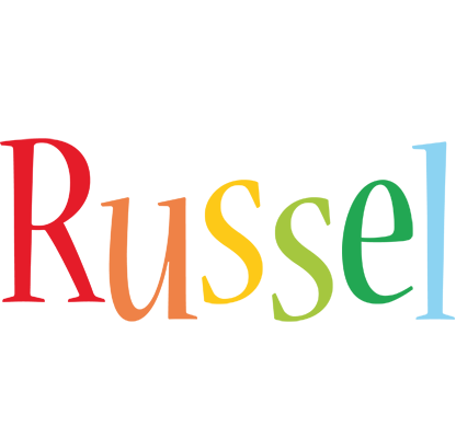 Russel birthday logo