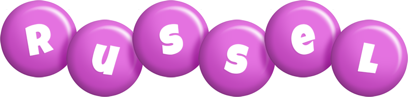 Russel candy-purple logo