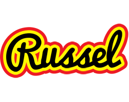 Russel flaming logo