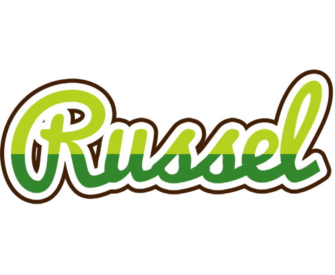 Russel golfing logo