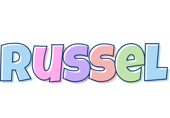 Russel pastel logo