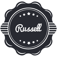 Russell badge logo