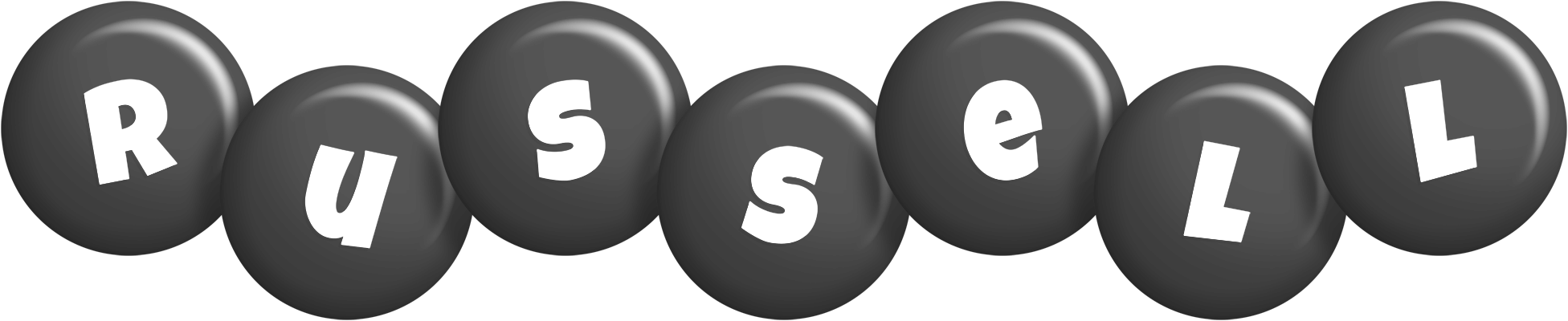 Russell candy-black logo