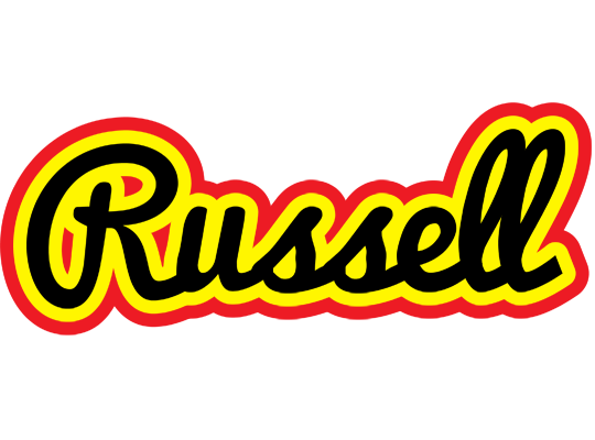 Russell flaming logo