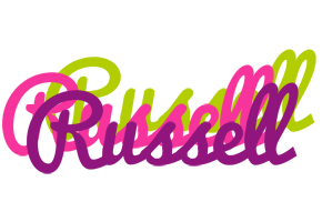 Russell flowers logo