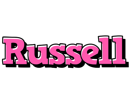 Russell girlish logo