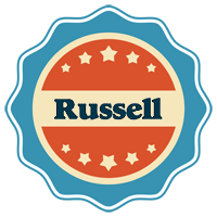 Russell labels logo