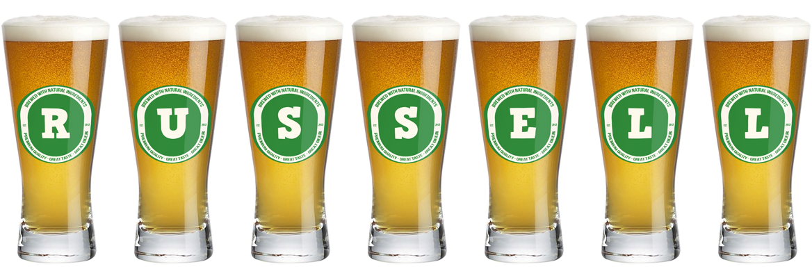 Russell lager logo